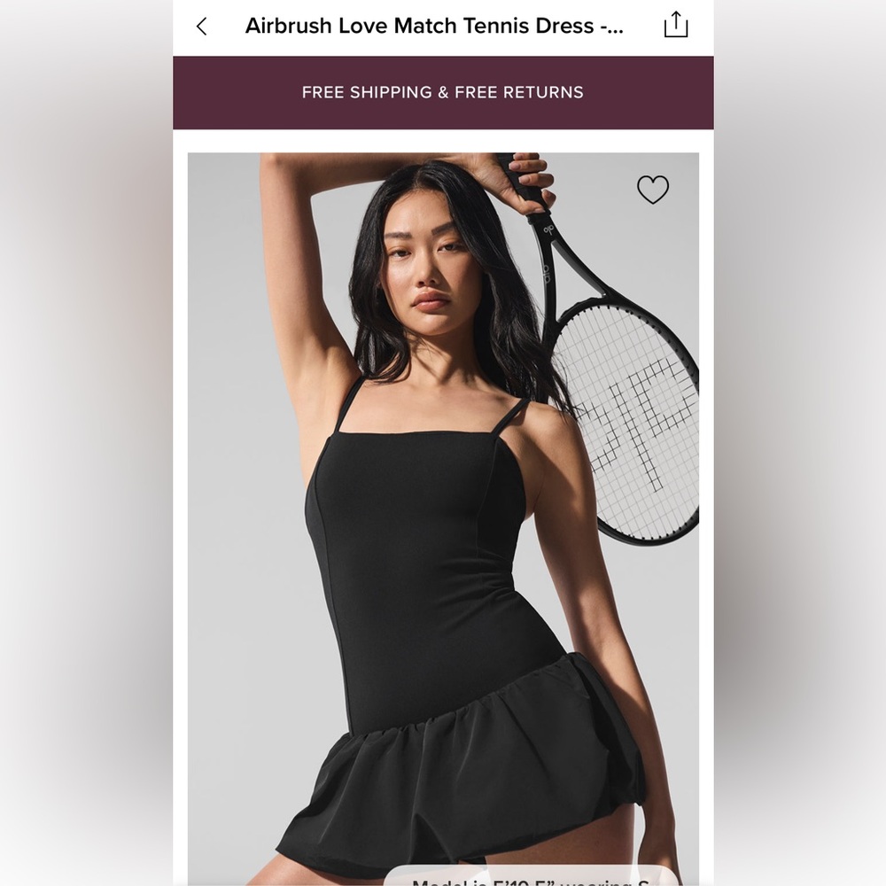 ALO Yoga Black Mini Dress
